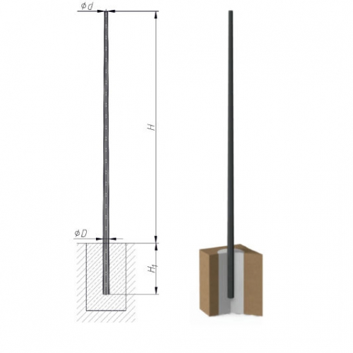 Опора СПГ-700-9,0/11,5-01-ц