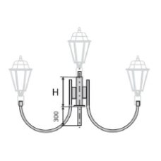 К33-0,7-0,9-0-5 кронштейн четырехрожковый
